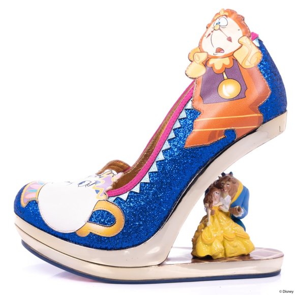 Irregular Choice Shoes - Very Rare Irregular Choice x Disney Beauty & The Beast Character Heels